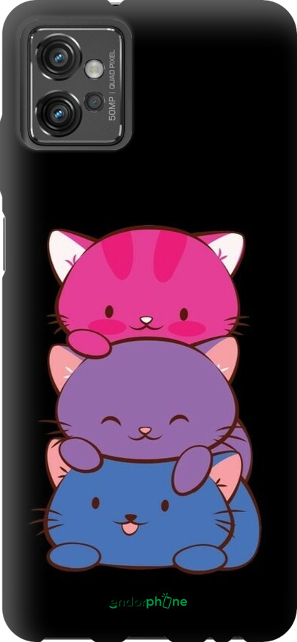 TPU чехол Милые кошки для Motorola G32 - 6518b-2845 изображение 