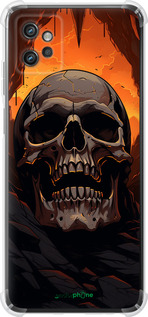 Силикон с усиленными углами чехол Череп в пещере для Motorola G32 - 5959sp-2845 изображение 