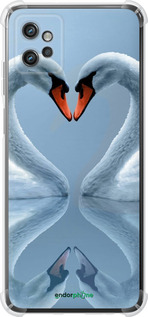 Силикон с усиленными углами чехол Лебеди для Motorola G32 - 6007sp-2845 изображение 