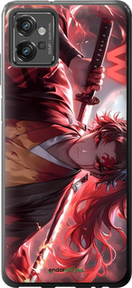 Силиконовый чехол Аниме воин для Motorola G32 - 6281u-2845 изображение 