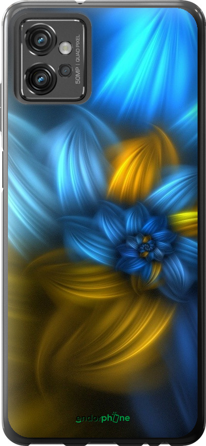 

Силіконовий чохол "Візерунок 46" для Motorola G32, Синій
