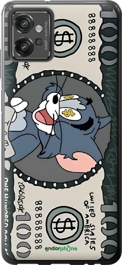 Силіконовий чехол Том и джерри для Motorola G32 - 6291u-2845 изображение 