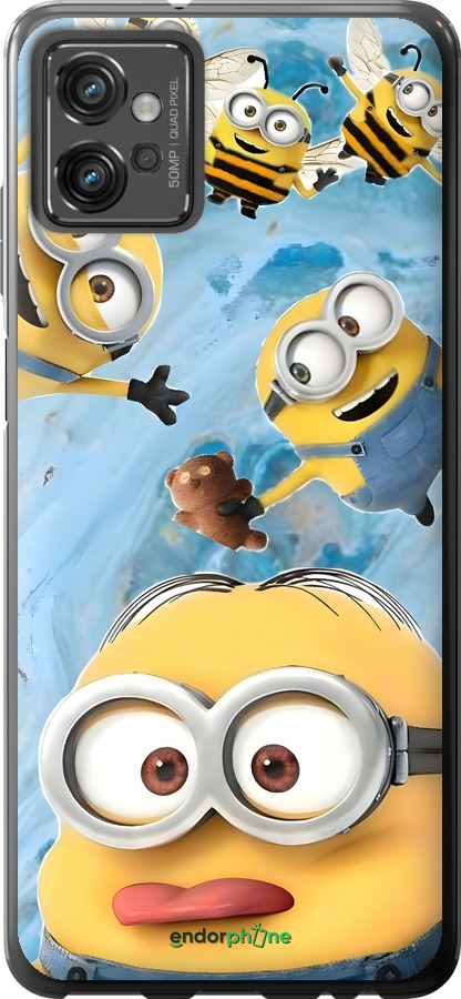 Силіконовий чехол Миньоны для Motorola G32 - 6386u-2845 изображение 
