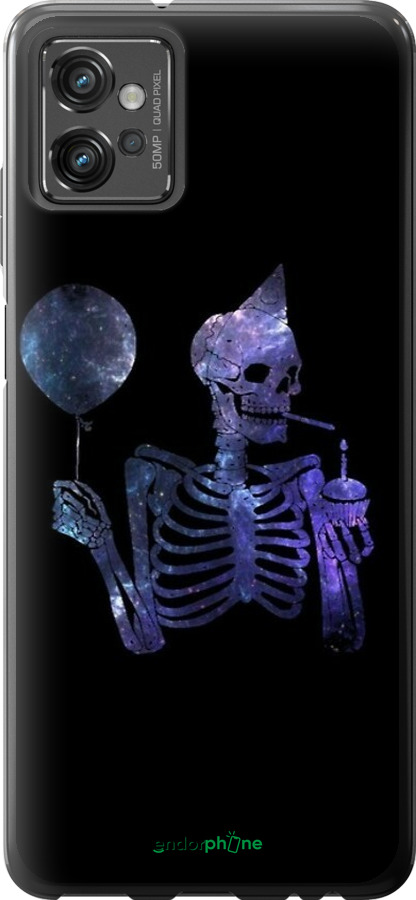 Силиконовый чехол Скелетное искусство для Motorola G32 - 6536u-2845 изображение 