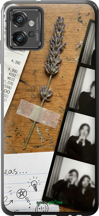 Силиконовый чехол Aesthetic Scrapbook Collage для Motorola G32 - 6773u-2845 изображение 