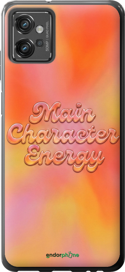 Силиконовый чехол Aura Gradient Main Character Energy Aesthetic Y2K для Motorola G32 - 6783u-2845 изображение 