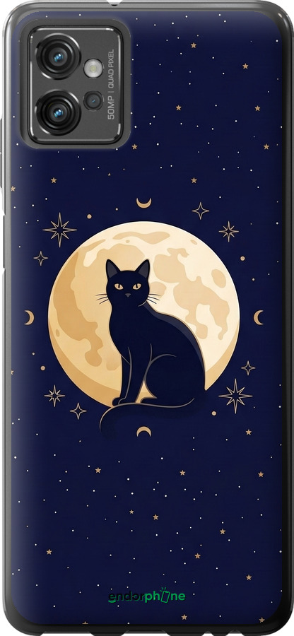 Силіконовий чехол Cute Cat Celestial/Witchy для Motorola G32 - 6787u-2845 изображение 