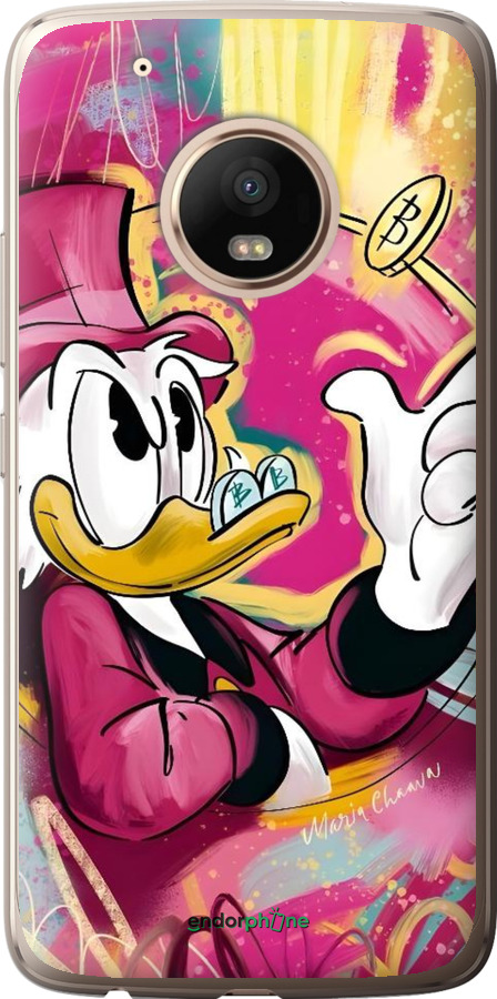 2D пластиковый чехол Скрудж для Motorola Moto G5 PLUS - 6283t-1038 изображение 