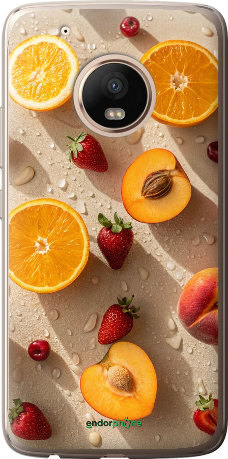 2D пластиковый чехол Фрукты 3 для Motorola Moto G5 PLUS - 6703t-1038 изображение 