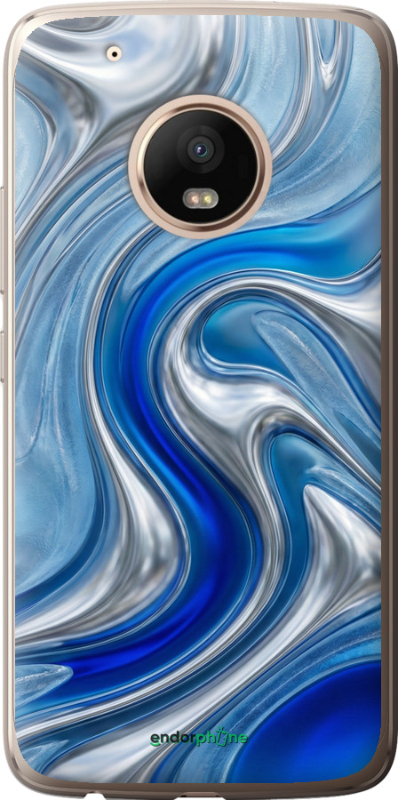 2D пластиковий чехол Liquid Chrome для Motorola Moto G5 PLUS - 6781t-1038 изображение 