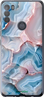 Силіконовий чехол Мрамор для Motorola G50 - 6306u-2354 изображение 