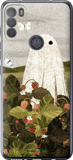 Силиконовый чехол Клубничные поля и привидения для Motorola G50 - 6426u-2354 изображение 