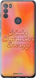 Силиконовый чехол Aura Gradient Main Character Energy Aesthetic Y2K для Motorola G50 - 6783u-2354 изображение 