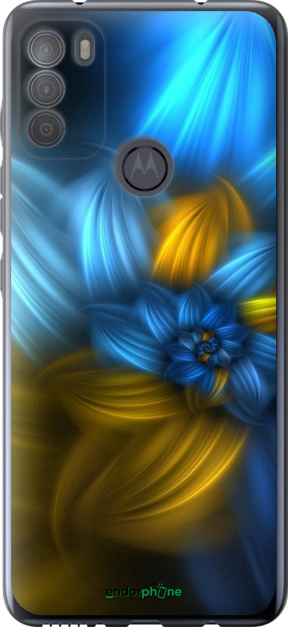 

Силіконовий чохол "Візерунок 46" для Motorola G50, Синій