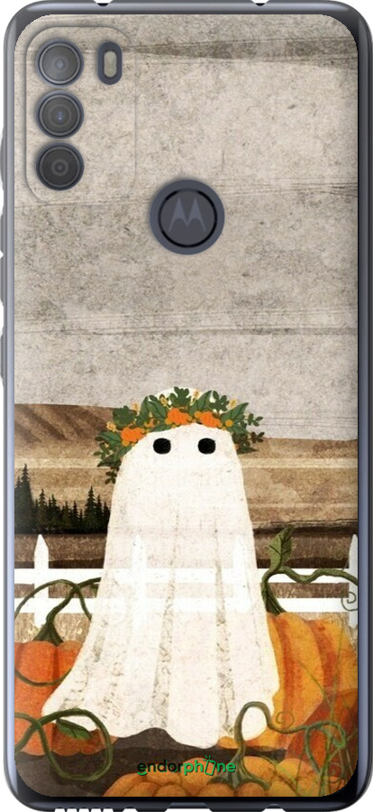 Силиконовый чехол Призрак для Motorola G50 - 6245u-2354 изображение 