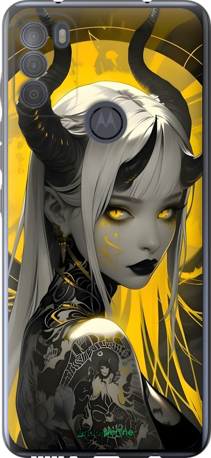 Силиконовый чехол Аниме демон 2 для Motorola G50 - 6309u-2354 изображение 