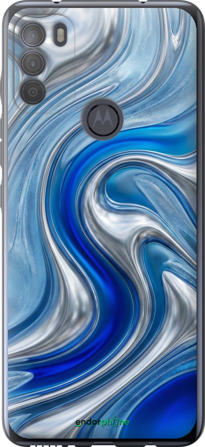 Силіконовий чехол Liquid Chrome для Motorola G50 - 6781u-2354 изображение 