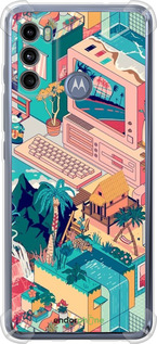 Силикон с усиленными углами чехол № 5393 для Motorola G60 - 5393sp-2467 изображение 
