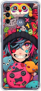 Силикон с усиленными углами чехол Аниме парень для Motorola G60 - 6317sp-2467 изображение 