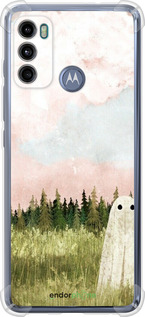 Силикон с усиленными углами чехол Привидение для Motorola G60 - 6401sp-2467 изображение 