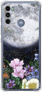 Силикон с усиленными углами чехол Полночь в саду II для Motorola G60 - 6424sp-2467 изображение 