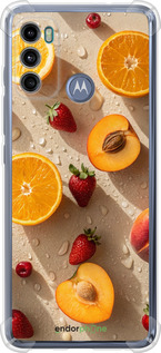 Силикон с усиленными углами чехол 'Фрукты 3' для Motorola G60 -  изображение 8