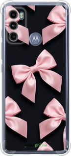Силикон с усиленными углами чехол 'Coquette Ribbons Dark Coquette' для Motorola G60 изображение 2