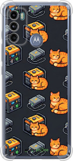 Силикон с усиленными углами чехол Autonomous Zone для Motorola G60 - 6771sp-2467 изображение 