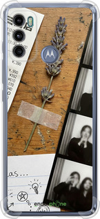 Силикон с усиленными углами чехол 'Aesthetic Scrapbook Collage' для Motorola G60 изображение 5