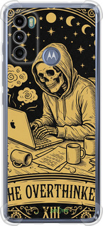 Силіконовий протиударний с посиленими кутами чохол 'The Overthinker' для Motorola G60 зображення 1