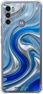 Силіконовий протиударний с посиленими кутами чехол Liquid Chrome для Motorola G60 - 6781sp-2467 изображение 