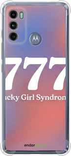 Силикон с усиленными углами чехол 'Aesthetic Aura Gradient 777 Lucky Energy' для Motorola G60 изображение 3