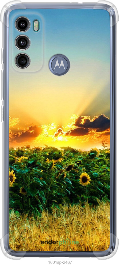 

Силіконовий протиударний с посиленими кутами чохол "Україна" для Motorola G60