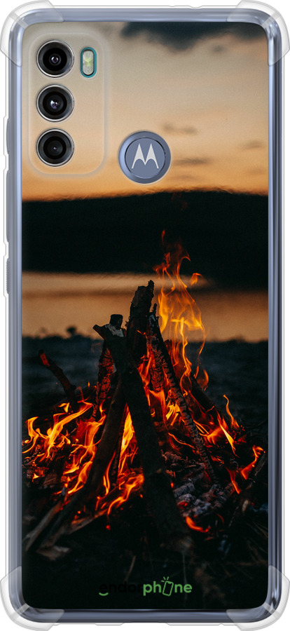 Силіконовий протиударний с посиленими кутами чехол Вогонь для Motorola G60 - 6021sp-2467 изображение 
