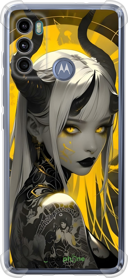 Силикон с усиленными углами чехол Аниме демон 2 для Motorola G60 - 6309sp-2467 изображение 