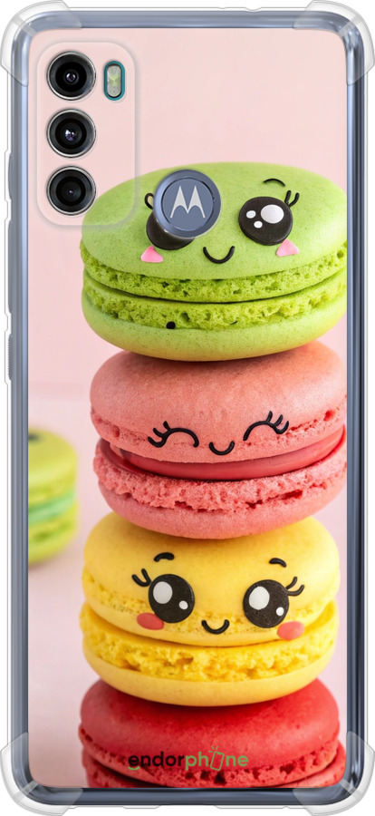 Силіконовий протиударний с посиленими кутами чехол Печиво для Motorola G60 - 6693sp-2467 изображение 