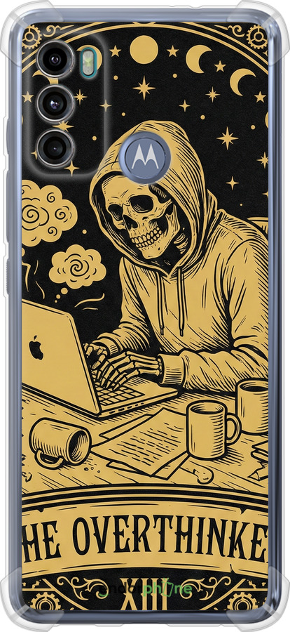 Силіконовий протиударний с посиленими кутами чехол The Overthinker для Motorola G60 - 6774sp-2467 изображение 