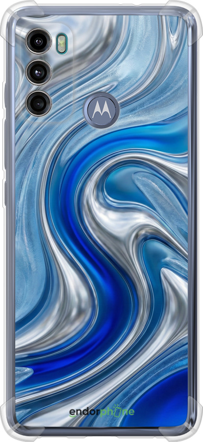 Силіконовий протиударний с посиленими кутами чехол Liquid Chrome для Motorola G60 - 6781sp-2467 изображение 