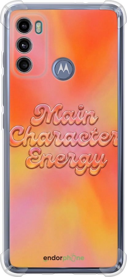 Силіконовий протиударний с посиленими кутами чехол Aura Gradient Main Character Energy Aesthetic Y2K для Motorola G60 - 6783sp-2467 изображение 