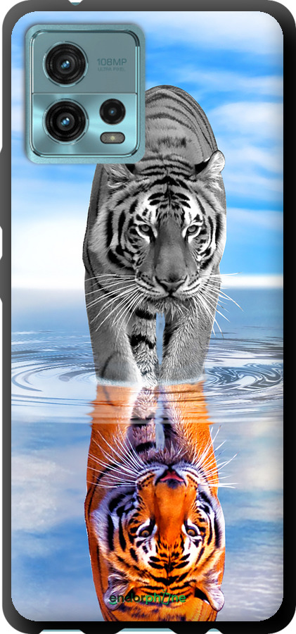TPU чехол Тигр для Motorola G72 - 6016b-2859 изображение 