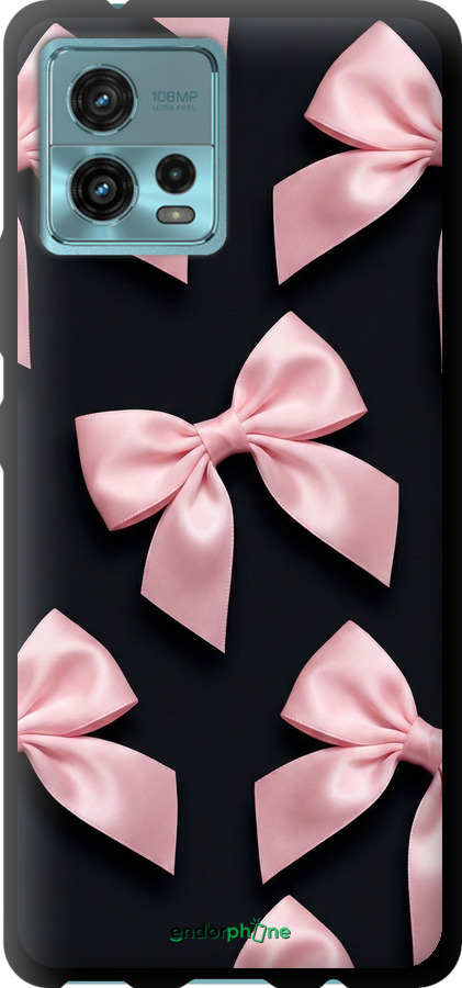 TPU чехол Coquette Ribbons Dark Coquette для Motorola G72 - 6767b-2859 изображение 