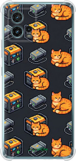 Силикон с усиленными углами чехол 'Autonomous Zone' для Motorola G72 изображение 6