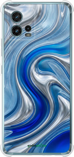 Силіконовий протиударний с посиленими кутами чехол Liquid Chrome для Motorola G72 - 6781sp-2859 изображение 