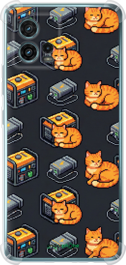 Силикон с усиленными углами чехол Autonomous Zone для Motorola G72 - 6771sp-2859 изображение 