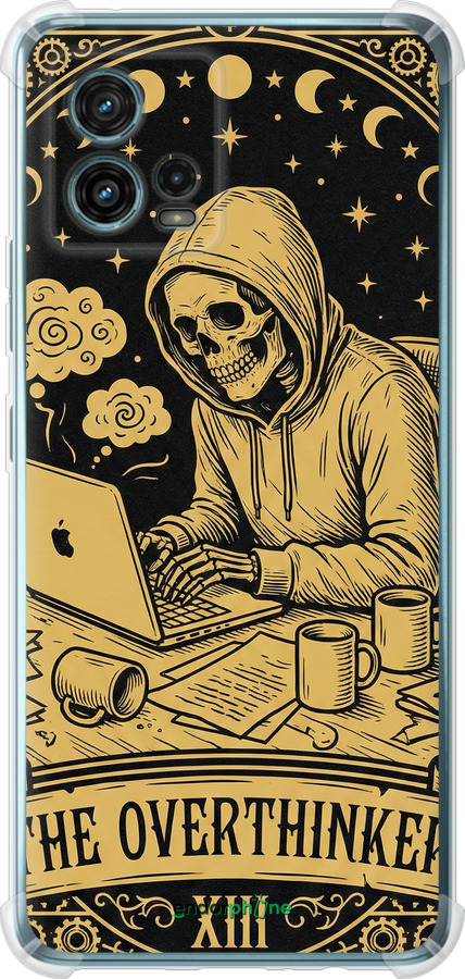 Силіконовий протиударний с посиленими кутами чехол The Overthinker для Motorola G72 - 6774sp-2859 изображение 