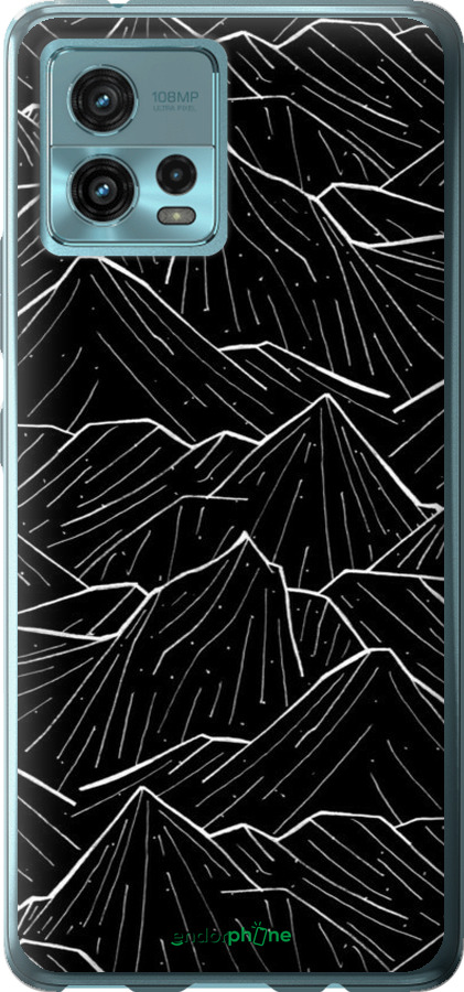 Силіконовий чехол Із зображенням Темних гір для Motorola G72 - 6489u-2859 изображение 