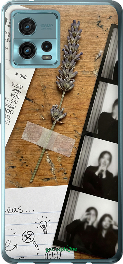 Силиконовый чехол Aesthetic Scrapbook Collage для Motorola G72 - 6773u-2859 изображение 