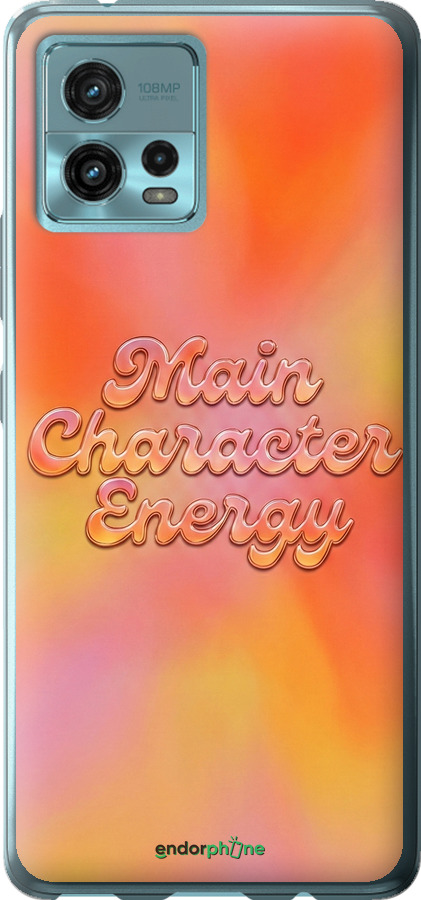 Силиконовый чехол Aura Gradient Main Character Energy Aesthetic Y2K для Motorola G72 - 6783u-2859 изображение 
