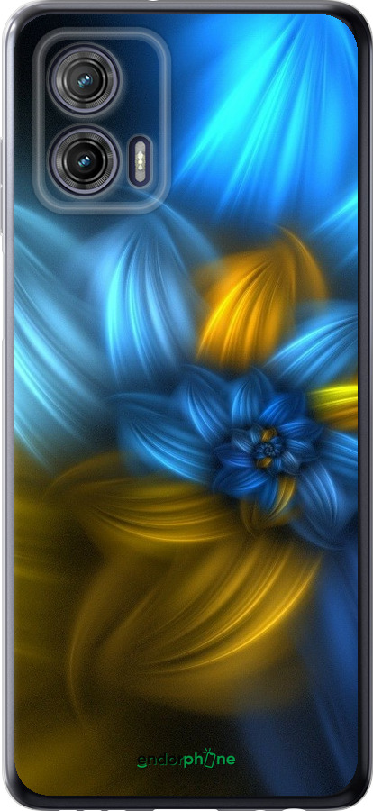 

Силіконовий чохол "Візерунок 46" для Motorola G73, Синій