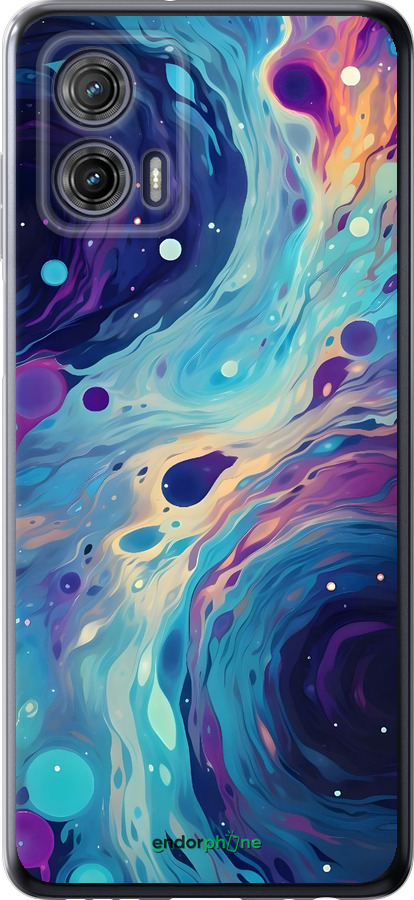 Силіконовий чехол Арт акварель для Motorola G73 - 6329u-3196 изображение 